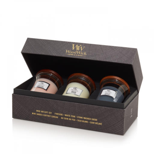 WoodWick Deluxe Gift Set 3 Mini Candle Floral
