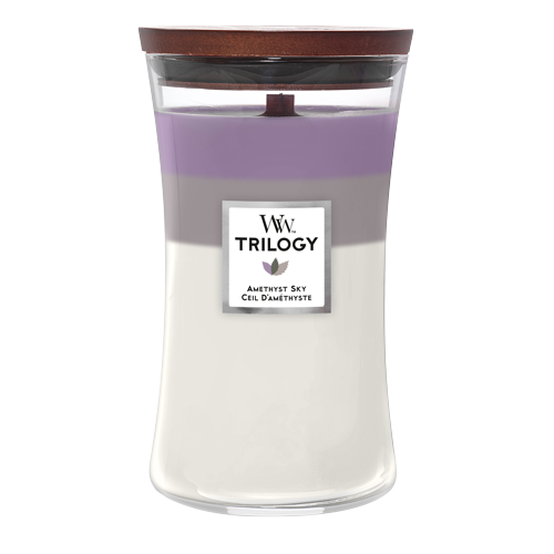 WoodWick Amethyst Sky  Trilogy Large Candle