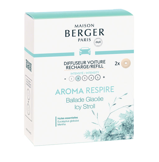 Maison Berger Paris Car Diffuser Aroma Respire Refill