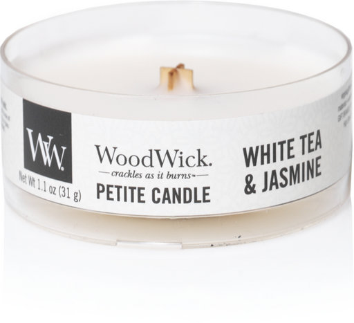 Woodwick White Tea & Jasmine  Petite Candle