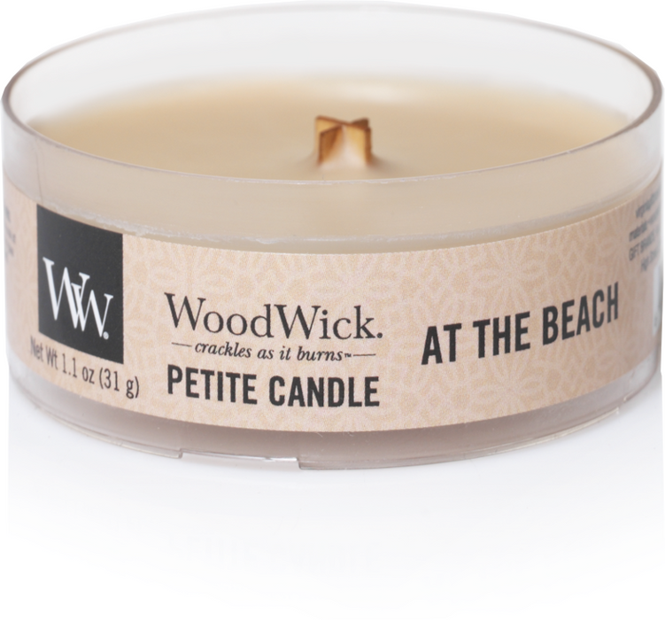 Woodwick At the Beach Petite Candle