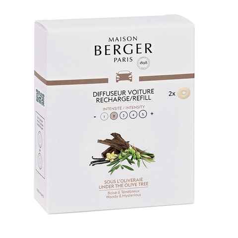 Maison Berger Paris Under the Olive Tree Car Diffuser Refills