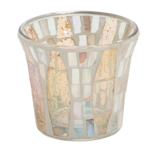 Yankee Candle Gold Wave Mosaic Votive Holder