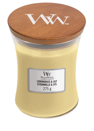 WoodWick Lemongrass & Lily Medium Candle