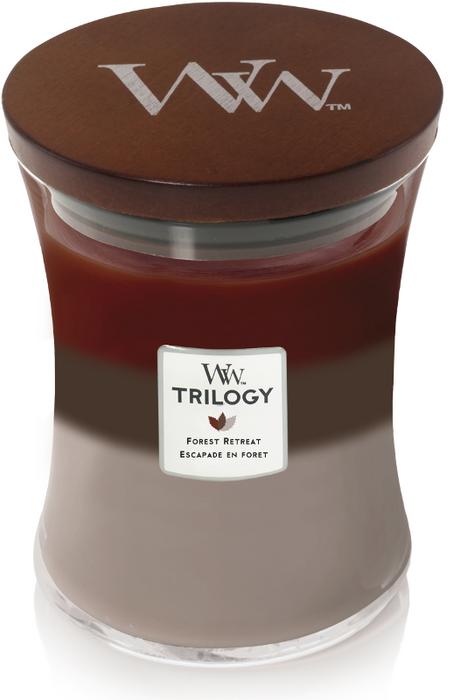 Woodwick Forest Retreat Trilogy Medium Candle