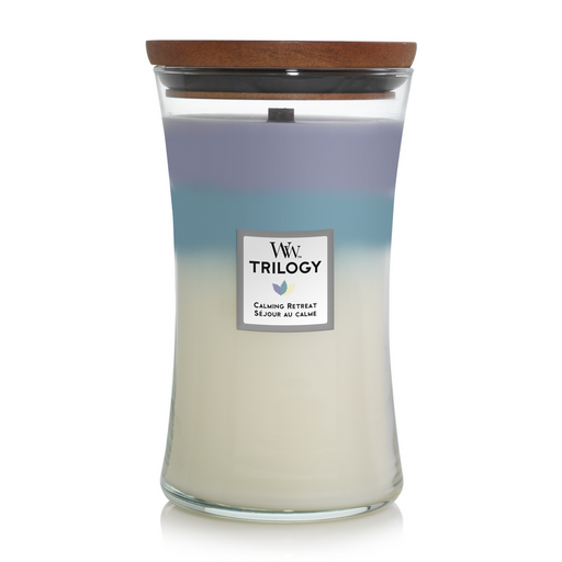 WoodWick WoodWick Calming Retreat Trilogy Large Candle