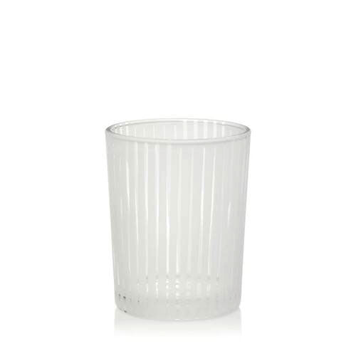 Claridge Votive Holder Melted Glass