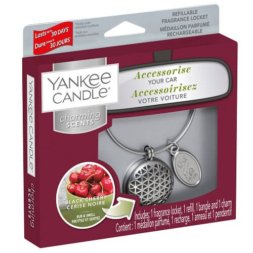 Yankee Candle Black Cherry Charming Scents Starter Kit Geometric