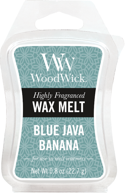 Woodwick Blue Java Banana Mini Wax Melt