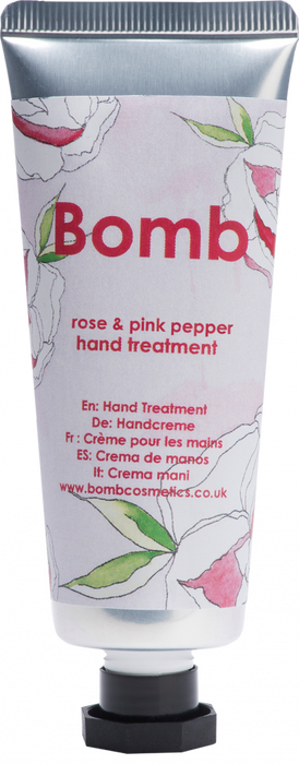 Bomb Cosmetics Rose & Pink Pepper Hand Treatment 25ml
