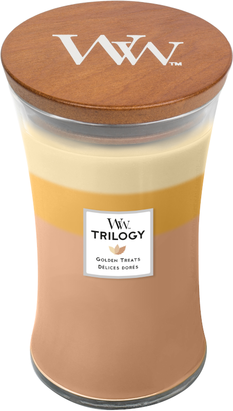 WoodWick Golden Treats Trilogy Large Candle