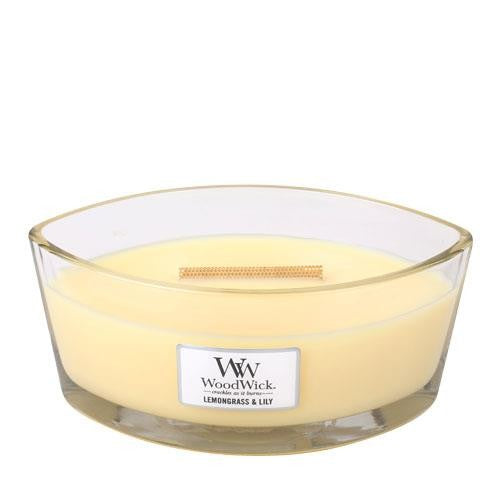 WoodWick Lemongrass & Lily Ellipse Candle