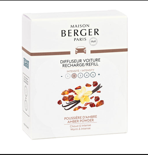 Maison Berger Paris Car Diffuser Amber Powder Refill