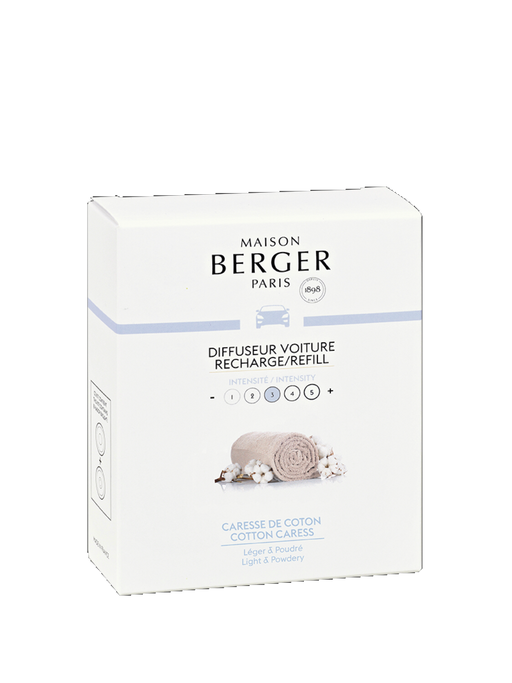 Maison Berger Paris Cotton Caress Car Diffuser Refills