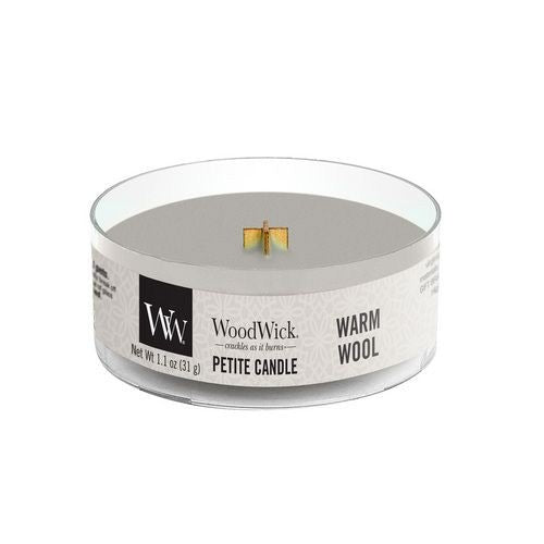 Woodwick Warm Wool Petite Candle