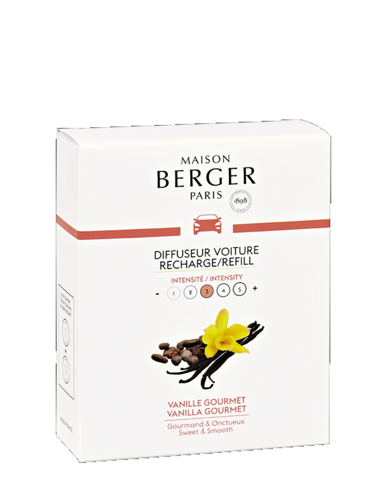 Maison Berger Paris Car Diffuser Vanilla Gourmet Refill