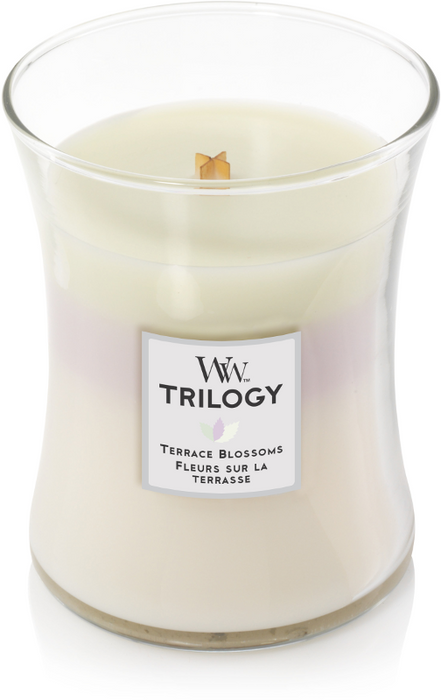 WoodWick Terrace Blossoms Trilogy Medium Candle