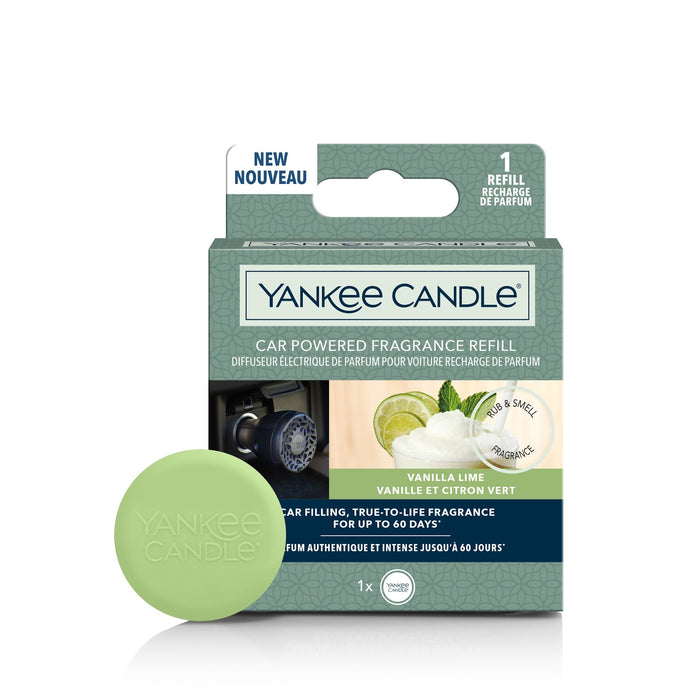 Yankee Candle Vanilla Lime Car Powered Fragrance Diffuser Refill