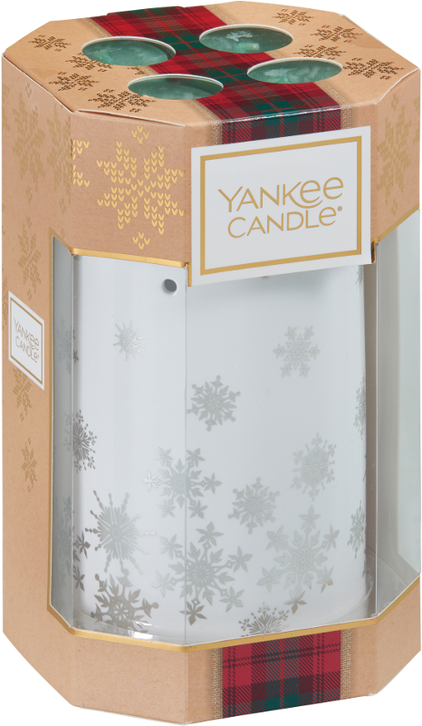 Yankee Candle Alpine Christmas 4 Tea Lights & 1 Luminary