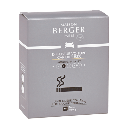 Maison Berger Paris Car diffuser Anti-Odor Tabacco refill #1Woody Refill