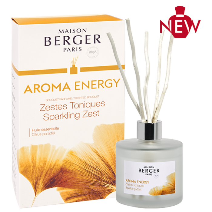 Maison Berger Paris  Aroma Energy Pre-filled Deco Reed Diffuser 180ml