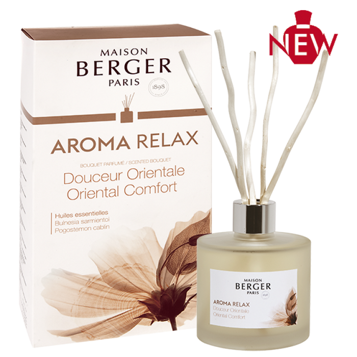 Maison Berger Paris Aroma Relax Pre-filled Deco Reed Diffuser 180ml