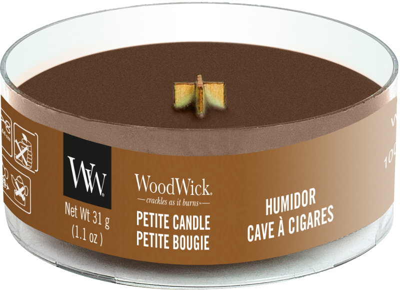 Woodwick Humidor Petite Candle