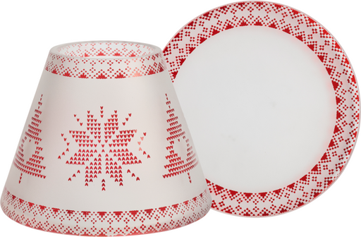 Yankee Candle Red Nordic Small Shade & Tray