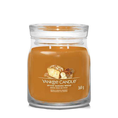 Yankee Candle Spiced Banana Bread Signature Medium Jar