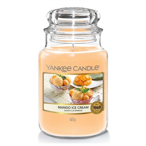 Yankee Candle Mango Ice Cream Large Jar