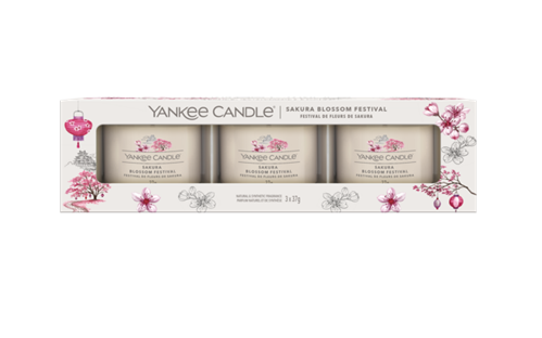 Yankee Candle Sakura Blossom  Filled Votive 3 Pack