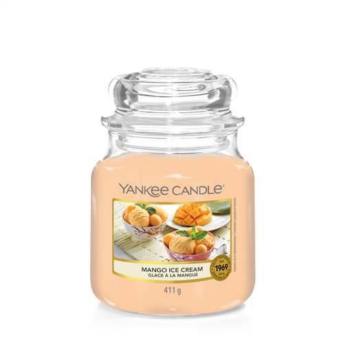 Yankee Candle Mango Ice Cream Medium Jar