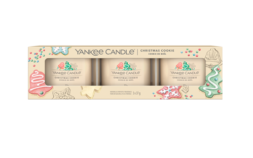 Yankee Candle Christmas Cookie Filled Votive 3 Pack