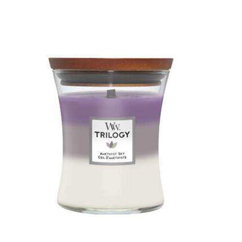 WoodWick Amethyst Sky  Trilogy Medium Candle