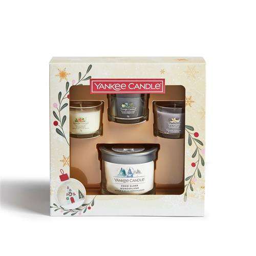 Yankee Candle Small Tumbler & 3 Filled Votive Gift Set