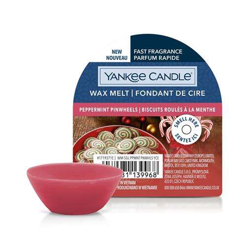 Yankee Candle Peppermint Pinwheels New Wax