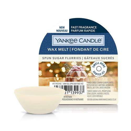 Yankee Candle Spun Sugar Flurries New Wax