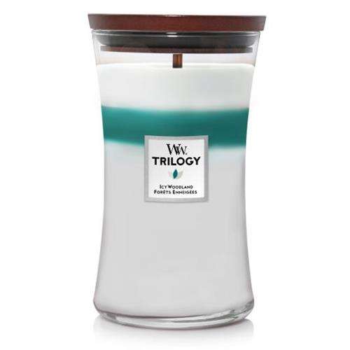 Woodwick Trilogy Icy Woodland Large Candle