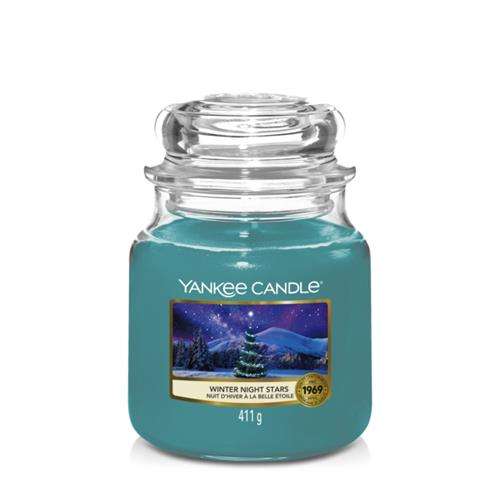 Yankee Candle Winter Night Star Medium Jar