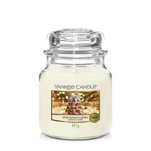 Yankee Candle Spun Sugar Flurries Medium Jar