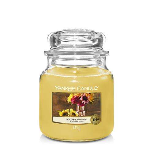 Yankee Candle Golden Autumn  Medium Jar