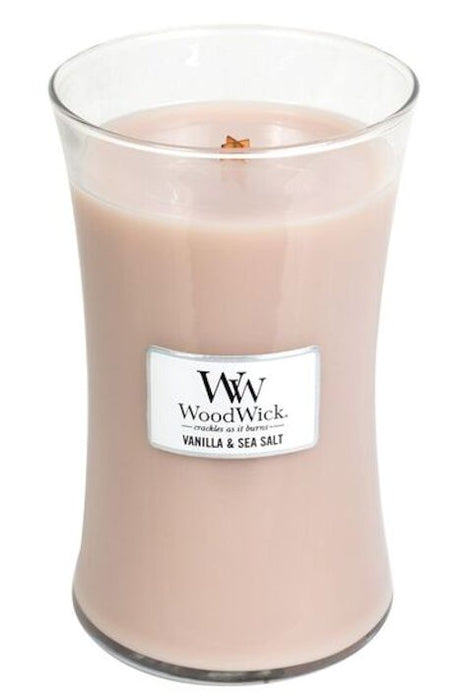 WoodWick Vanilla & Sea Salt Large Candle