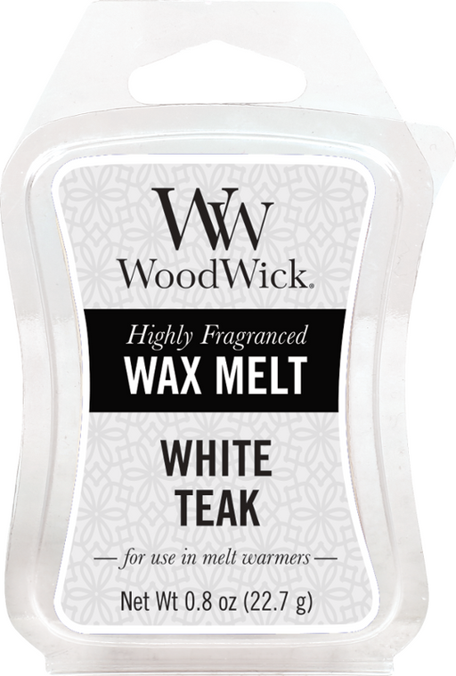 WoodWick White Teak Mini Wax Melt