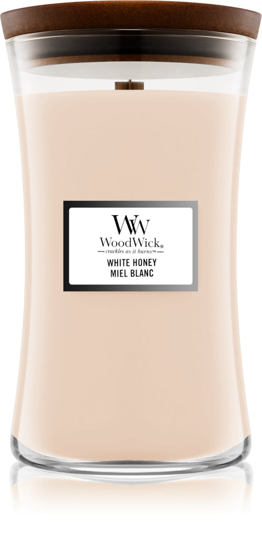 Woodwick White Honey Large Candle