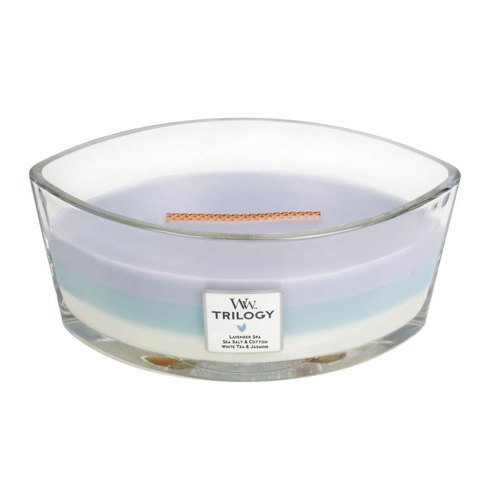 WoodWick Calming Retreat Trilogy Ellipse Candle