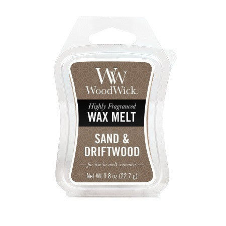 WoodWick Sand & Driftwood Mini Wax Melt