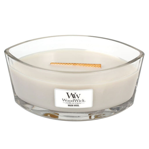 WoodWick Warm Wool Ellipse Candle