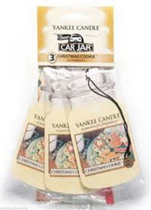 Yankee Candle Christmas Cookie Car Jar Classic 3 pack Luchtverfrisser