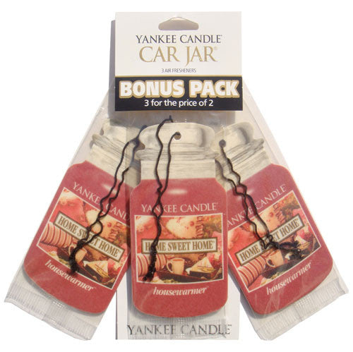 Yankee Candle Home Sweet Home Car Jar Classic 3 pack Luchtverfrisser